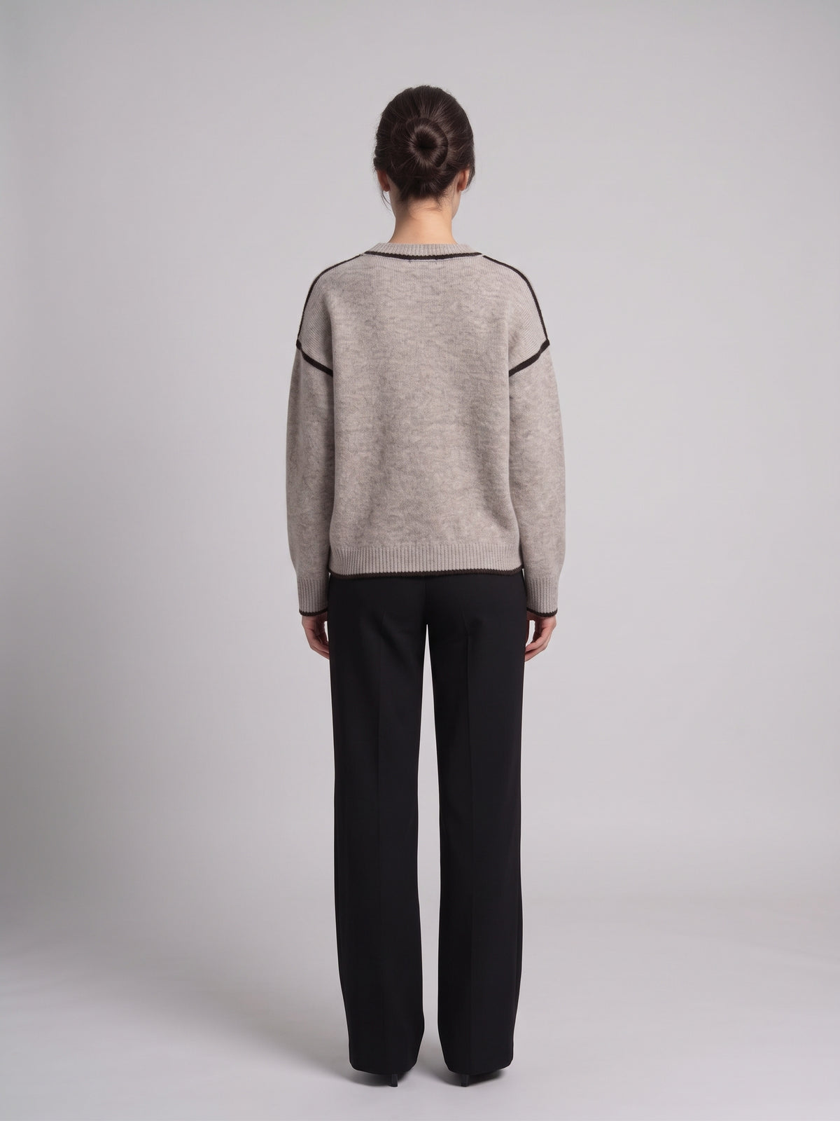 Pull en Maille Coupe Asymétrique