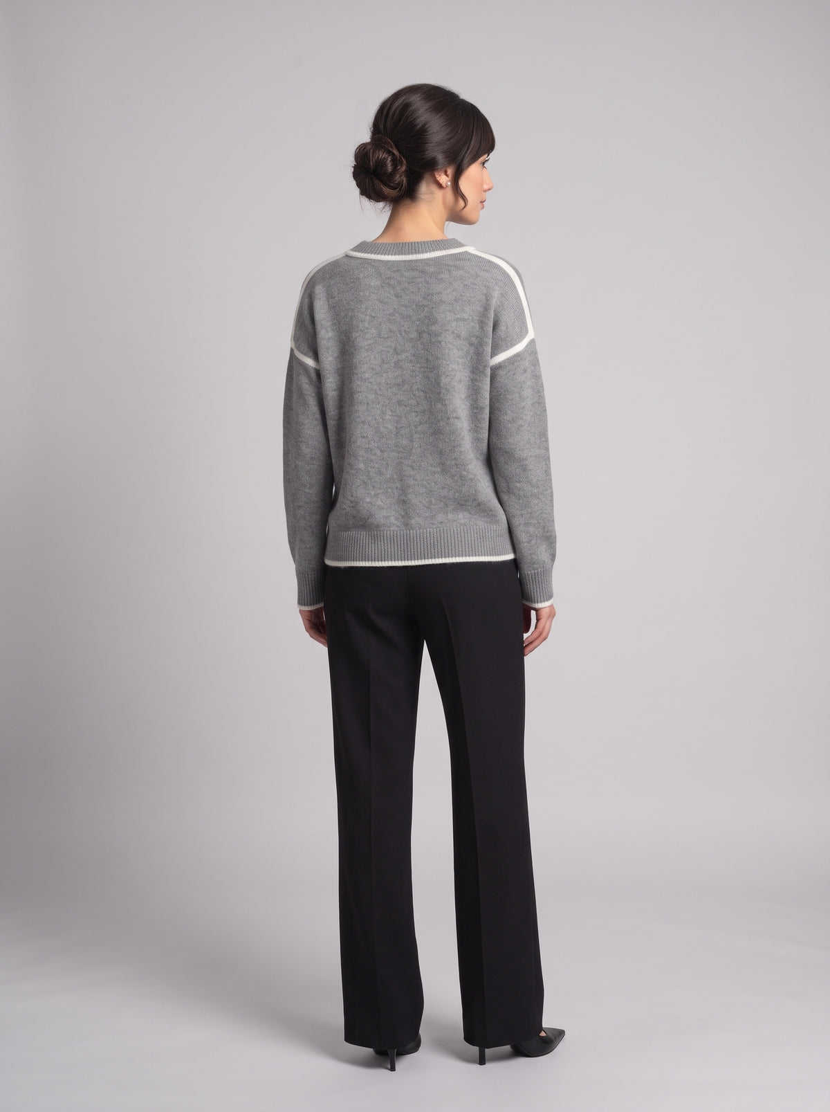Pull en Maille Coupe Asymétrique