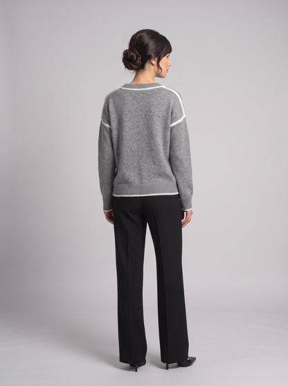 Pull en Maille Coupe Asymétrique