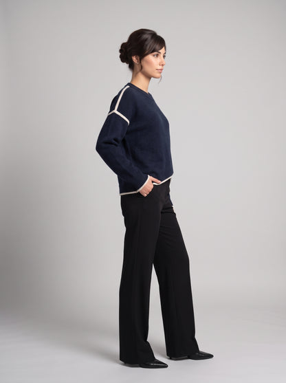 Pull en Maille Coupe Asymétrique