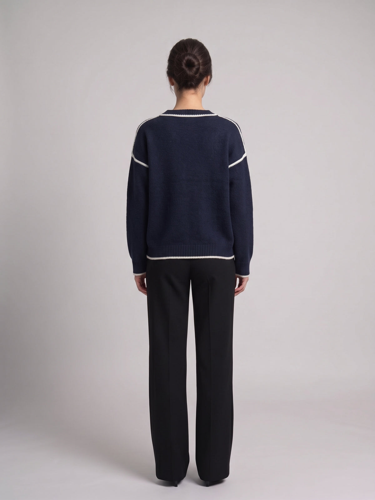 Pull en Maille Coupe Asymétrique